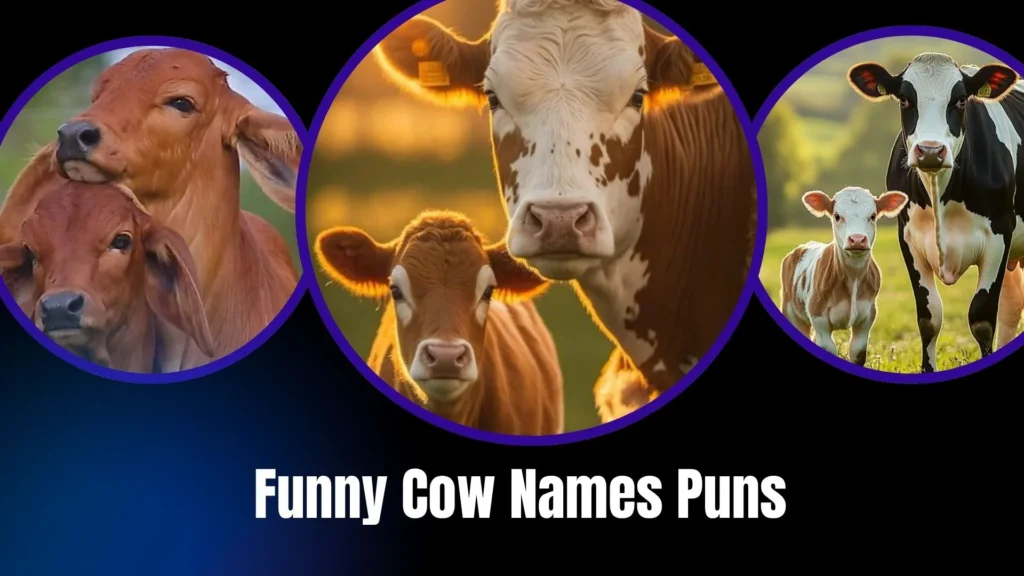 Funny Cow Names Puns