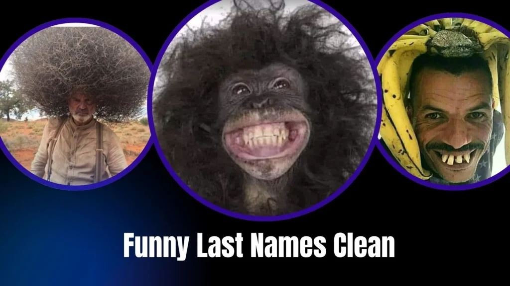 Funny Last Names Clean