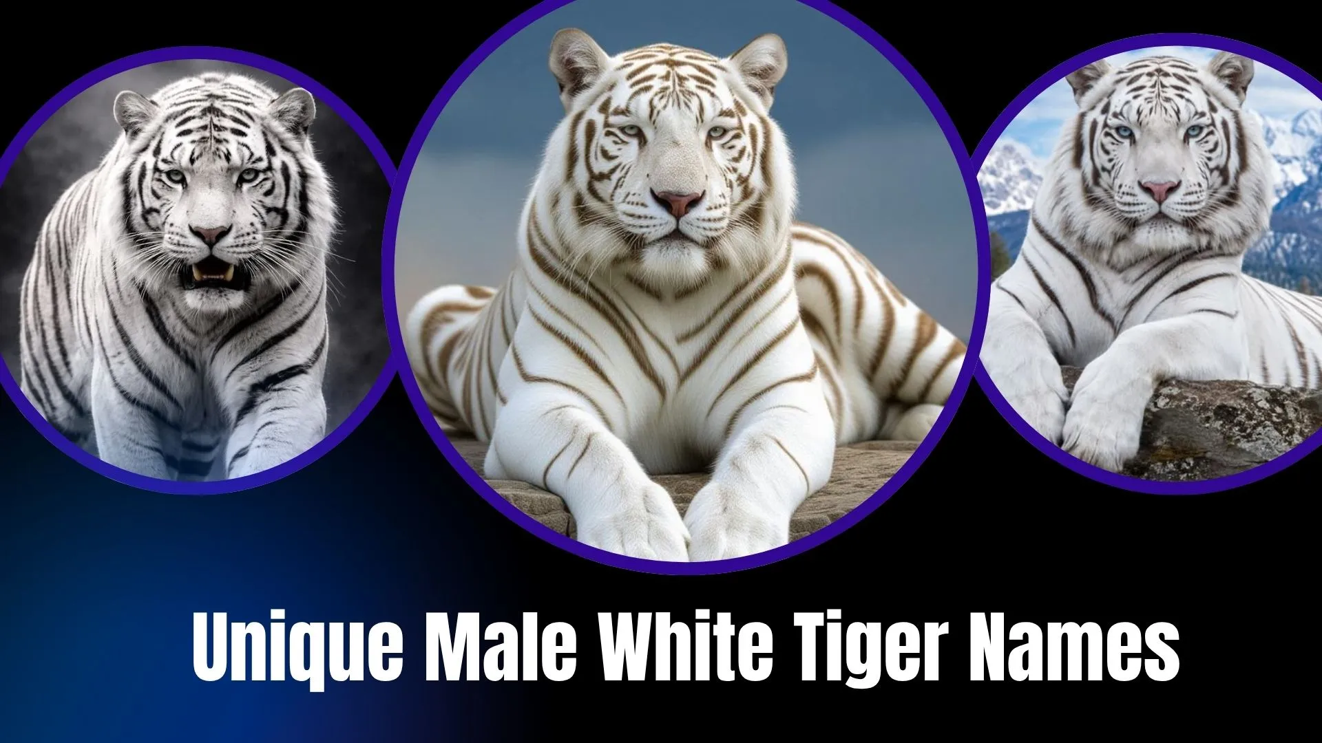 Unique Male White Tiger Names