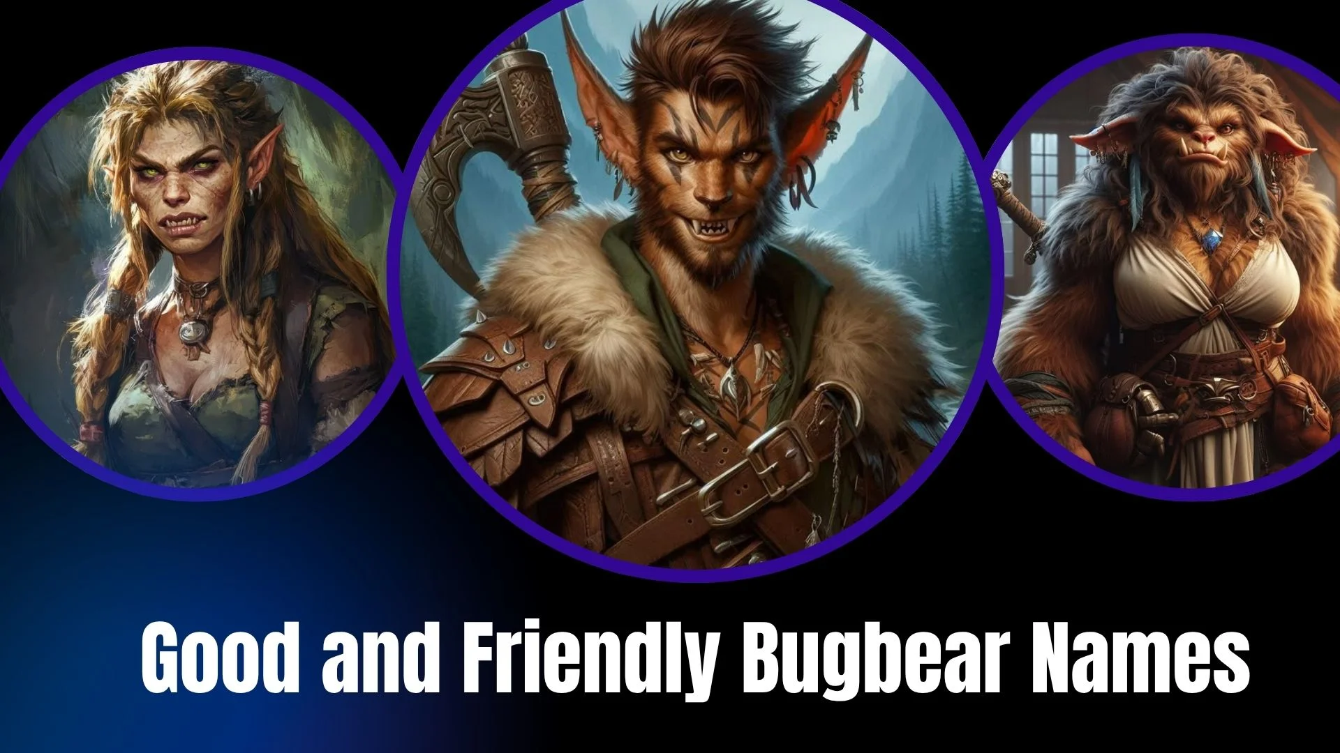 Good and Friendly Bugbear Names
