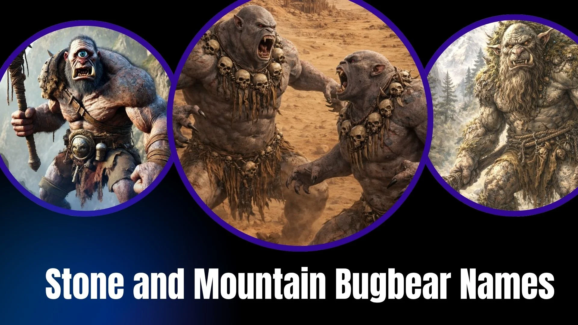 Stone and Mountain Bugbear Names