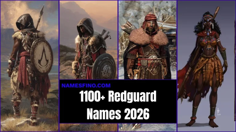 1100+ Redguard Names: Male, Female, Funny, Warrior, Cool, Oblivion