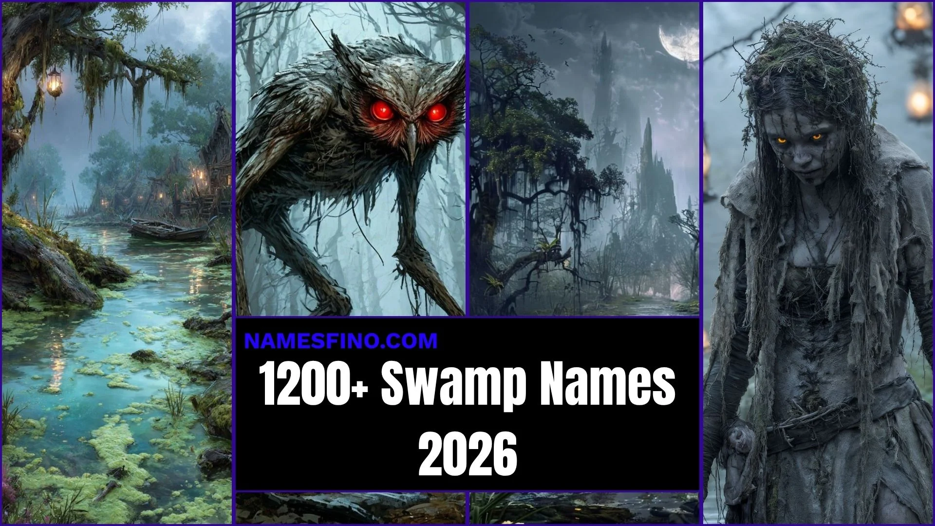 1200+ Swamp Names: Unique, Famous, DND, Funny, Fantasy