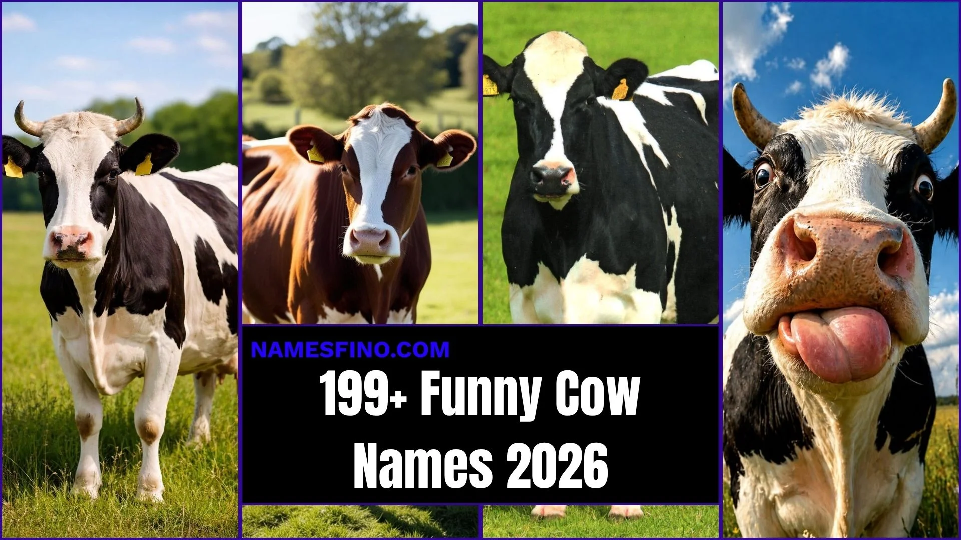 199+ Funny Cow Names That Will Make You Laugh Instantly