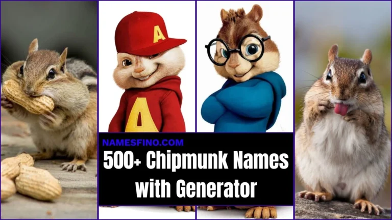 500+ Chipmunk Names with Generator