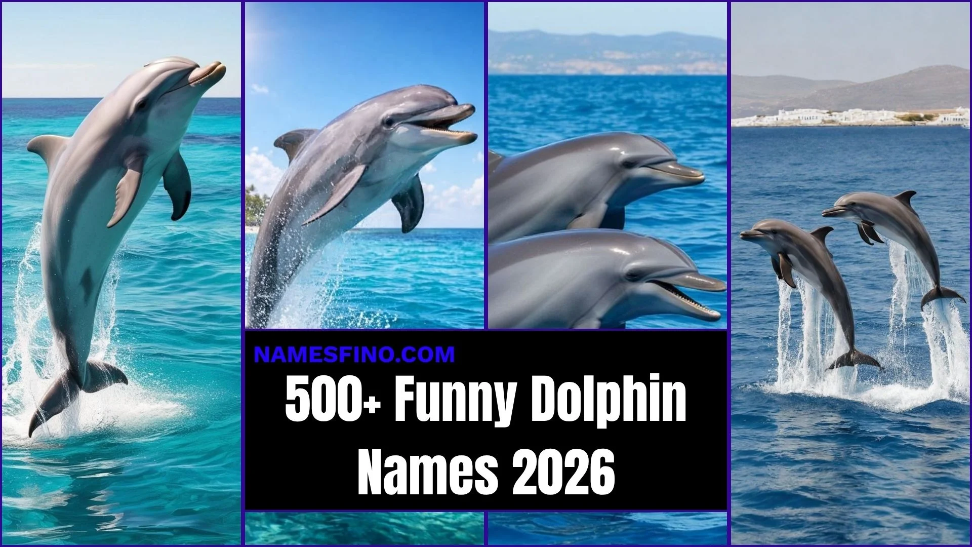 500+ Funny Dolphin Names With AI Generator