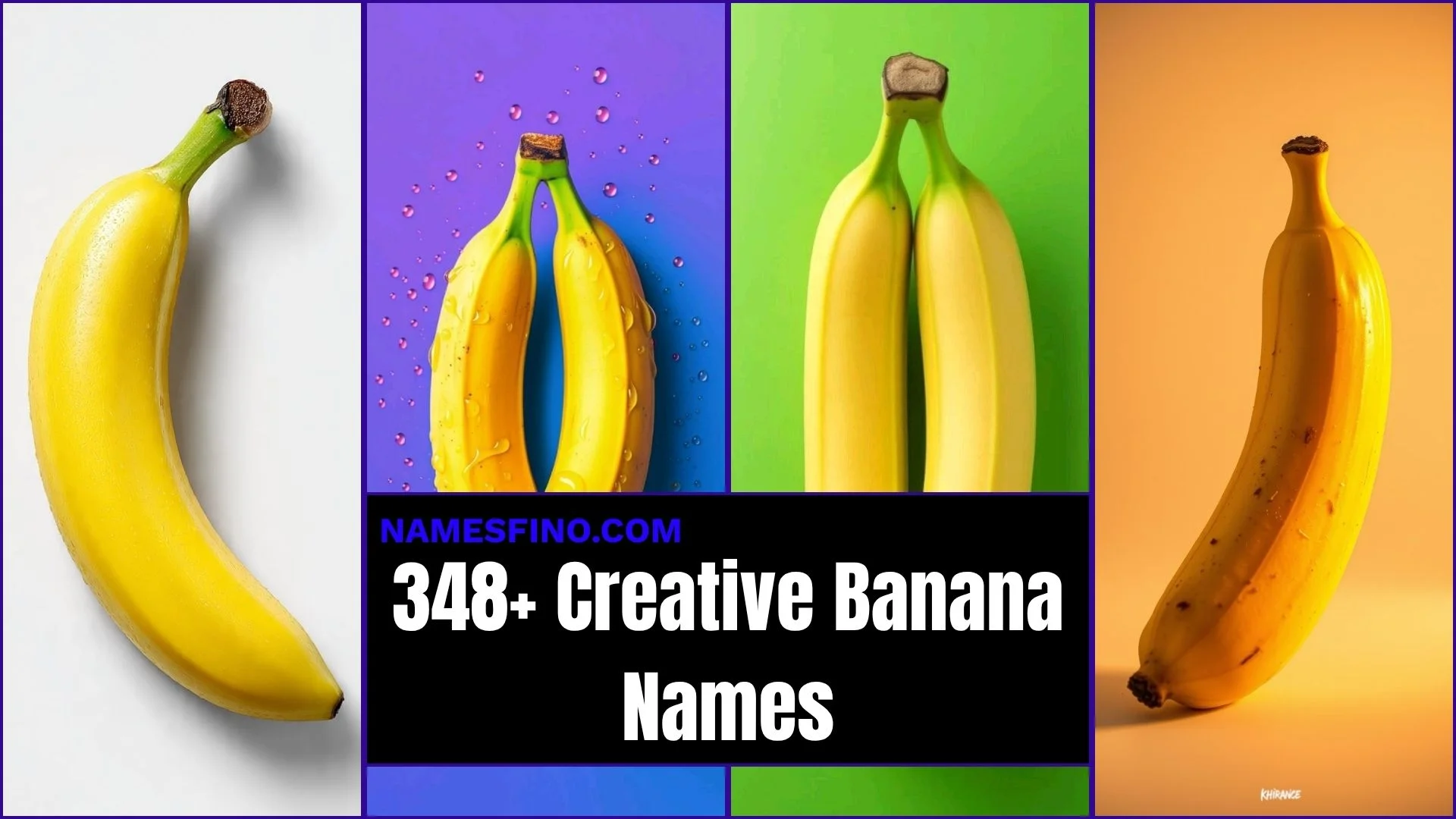 348+ Banana Names You’ll LOVE! Cute, Funny, Green & Seriously Creative Picks