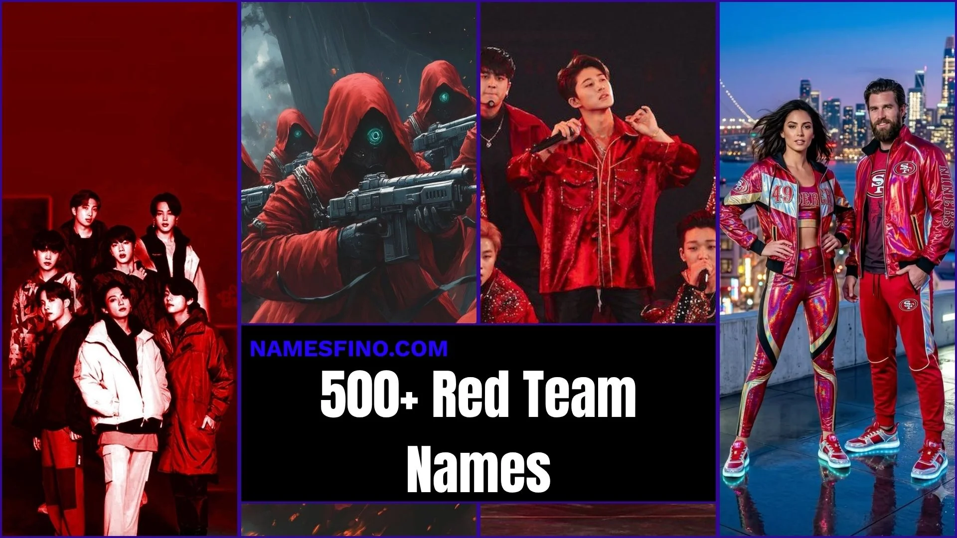 500+ Red Team Names: That Will Make Your Team Stand Out, Laugh & Dominate Every Game