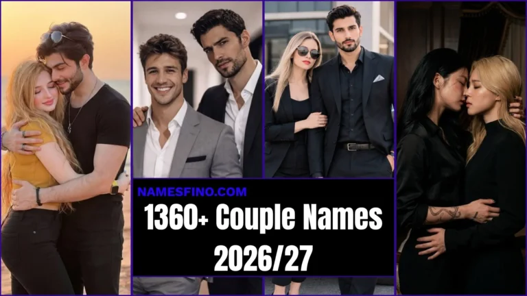 1360+ Couple Names: That Will Surprise You With Funny, Cute, Matching, And Unique Ideas